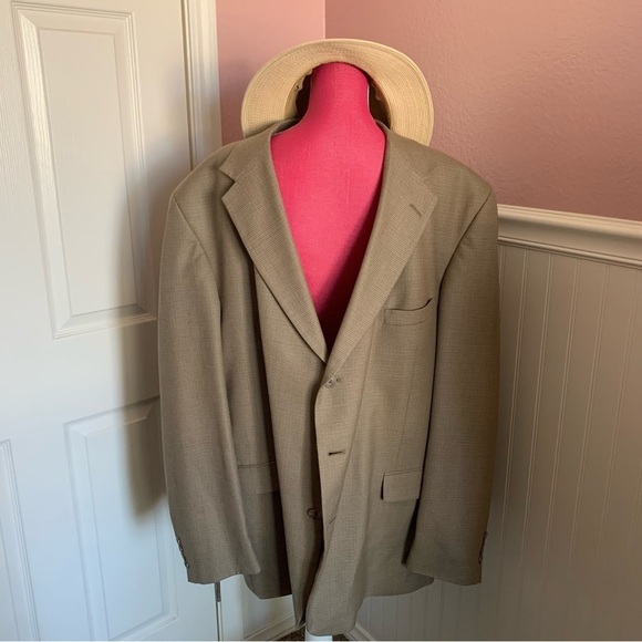 Hardwick tan Big and Tall Men’s Blazer, EUC, 50XL - Picture 1 of 6